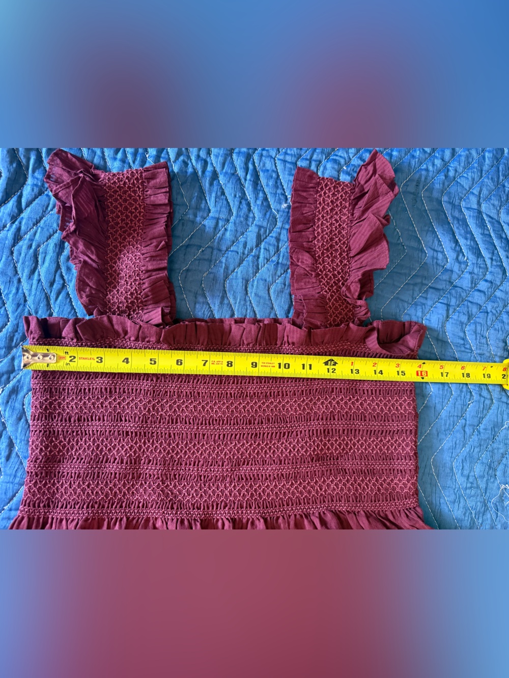 Hill House Ellie Nap Burgundy Excellent condition. M/L Size Tag missing - Picture 6 of 12